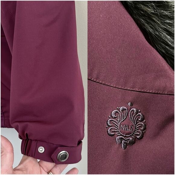 NILS Ski & Snowboard Jacket in Grape Wine Sz 6 - Picture 9 of 16